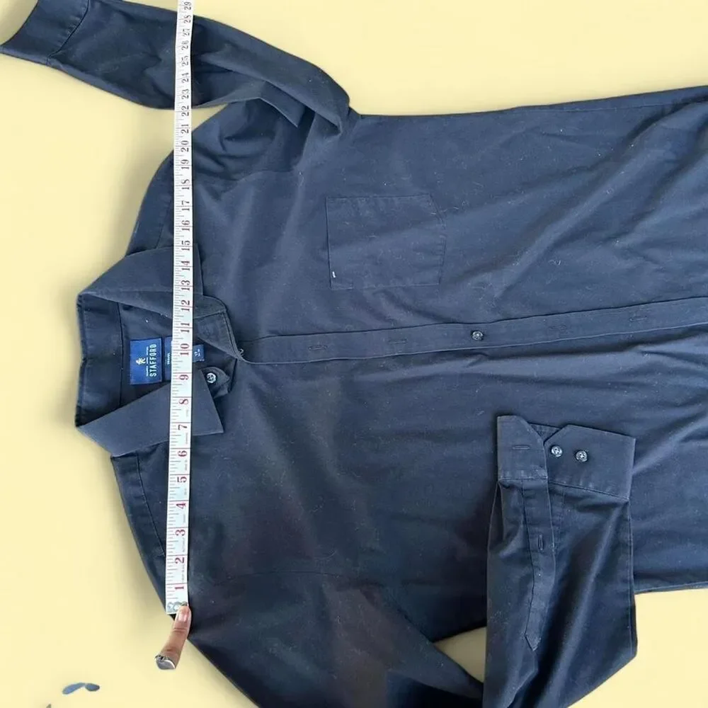 Stafford Men's Black Shirt